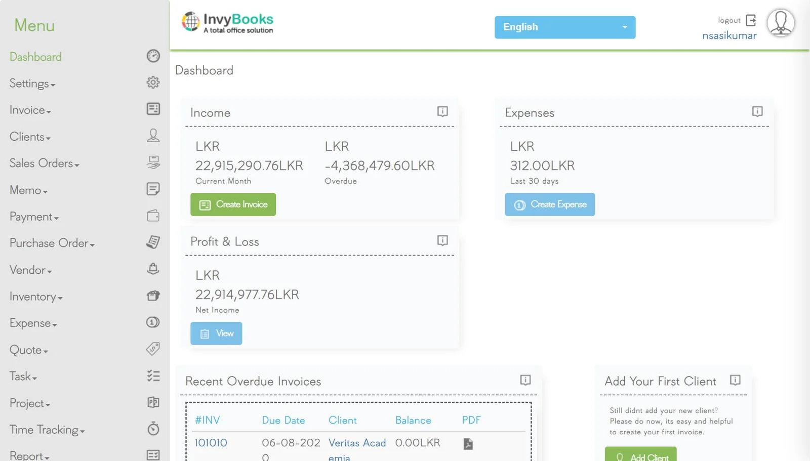 QuickBooks Clone
