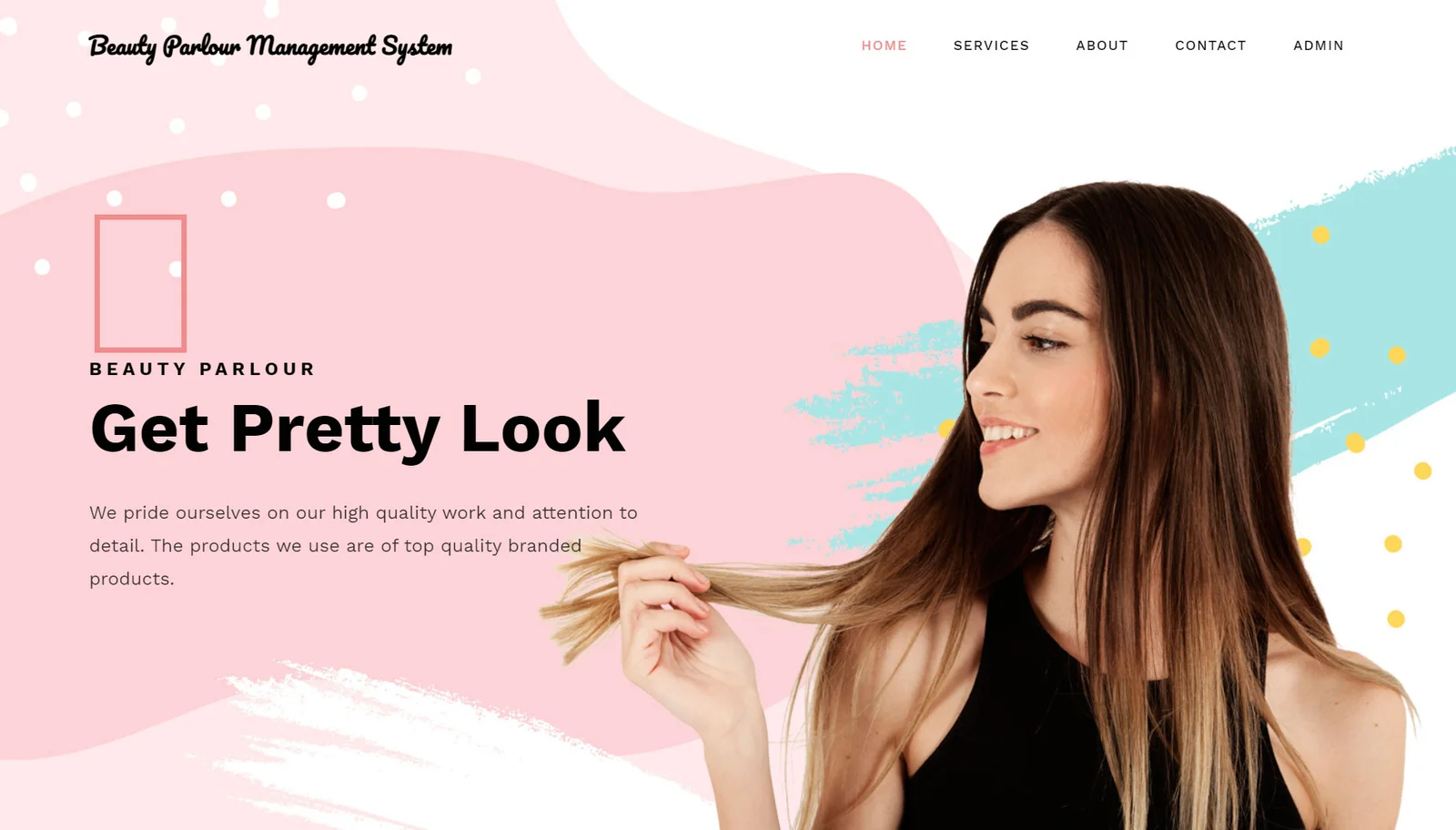 Beauty Parlor Website