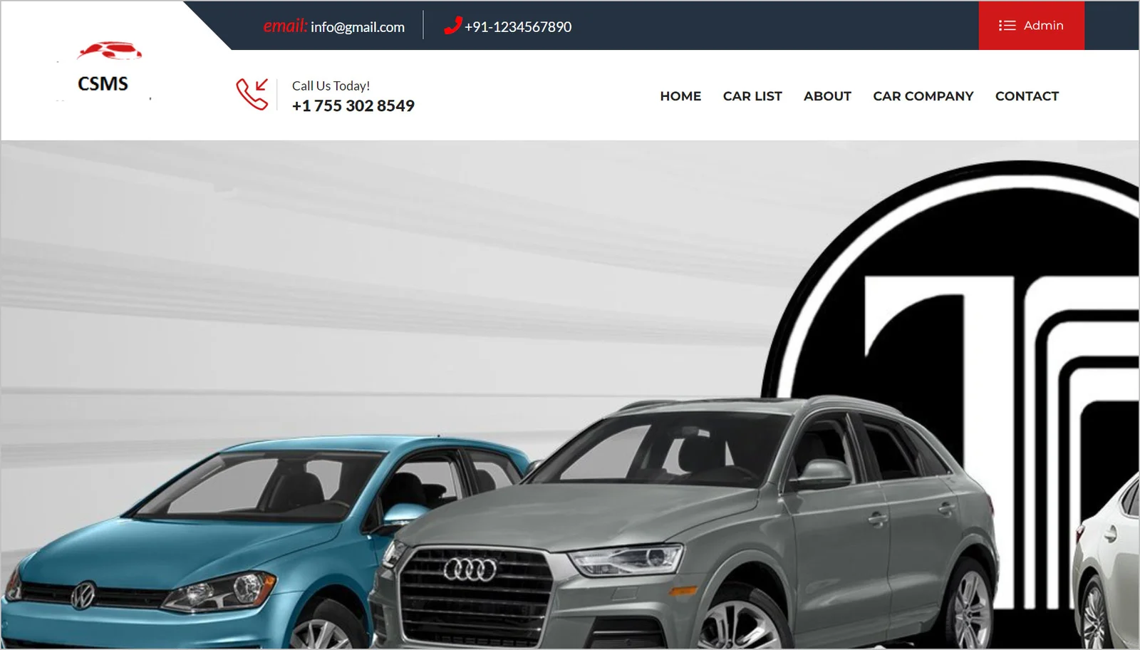 Car Showroom Management Website