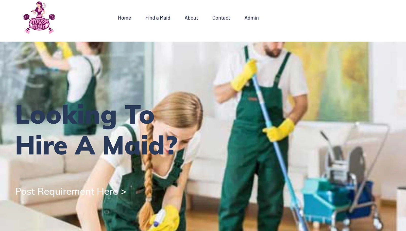 Maid Hiring Management Website