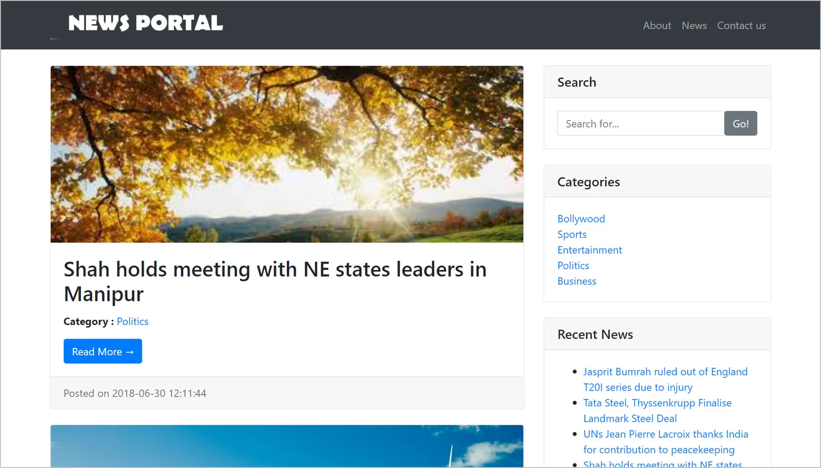 News Portal Script