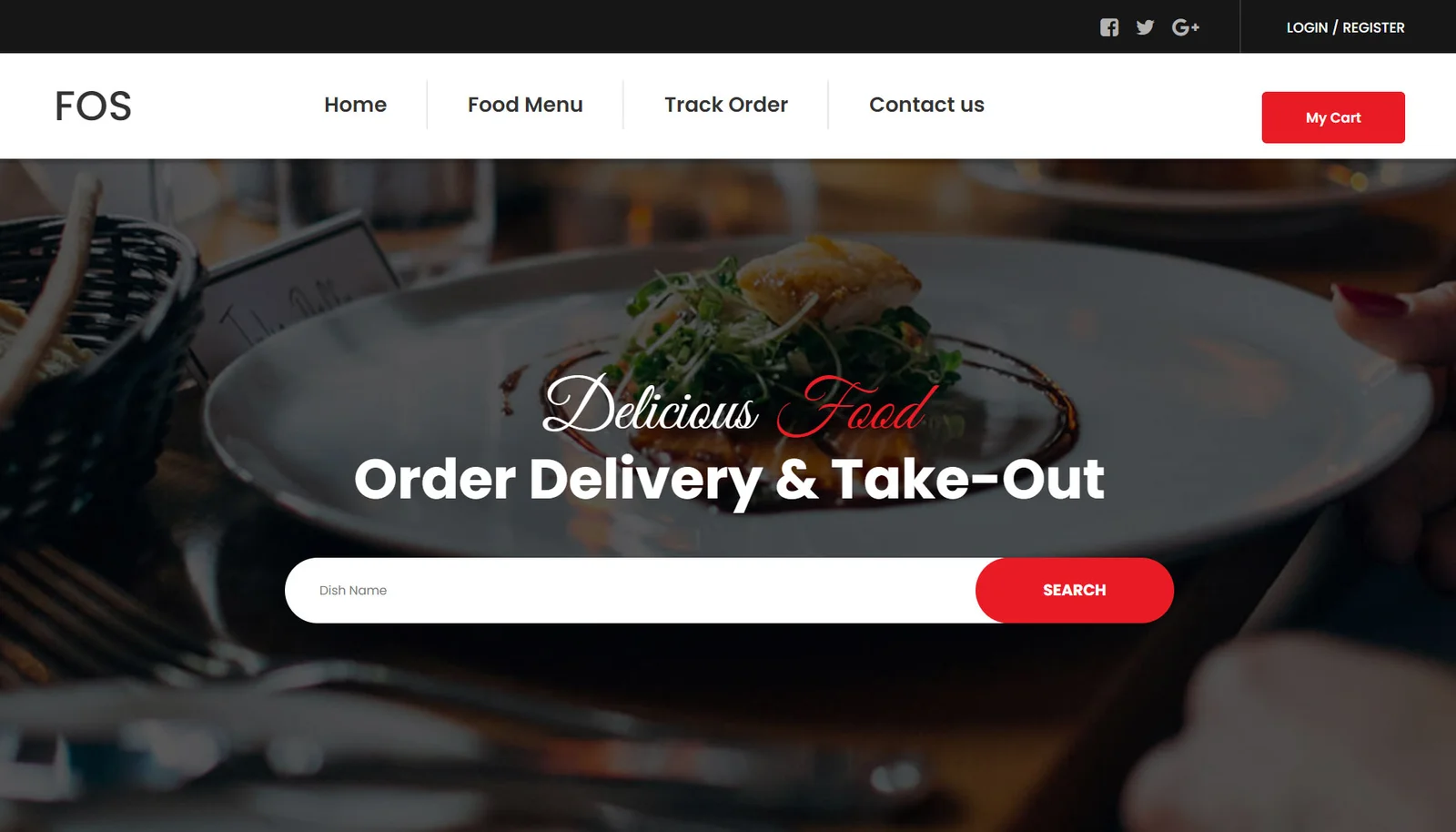 Online Food Delivery Website