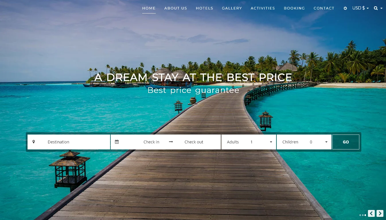 Online Resort Booking