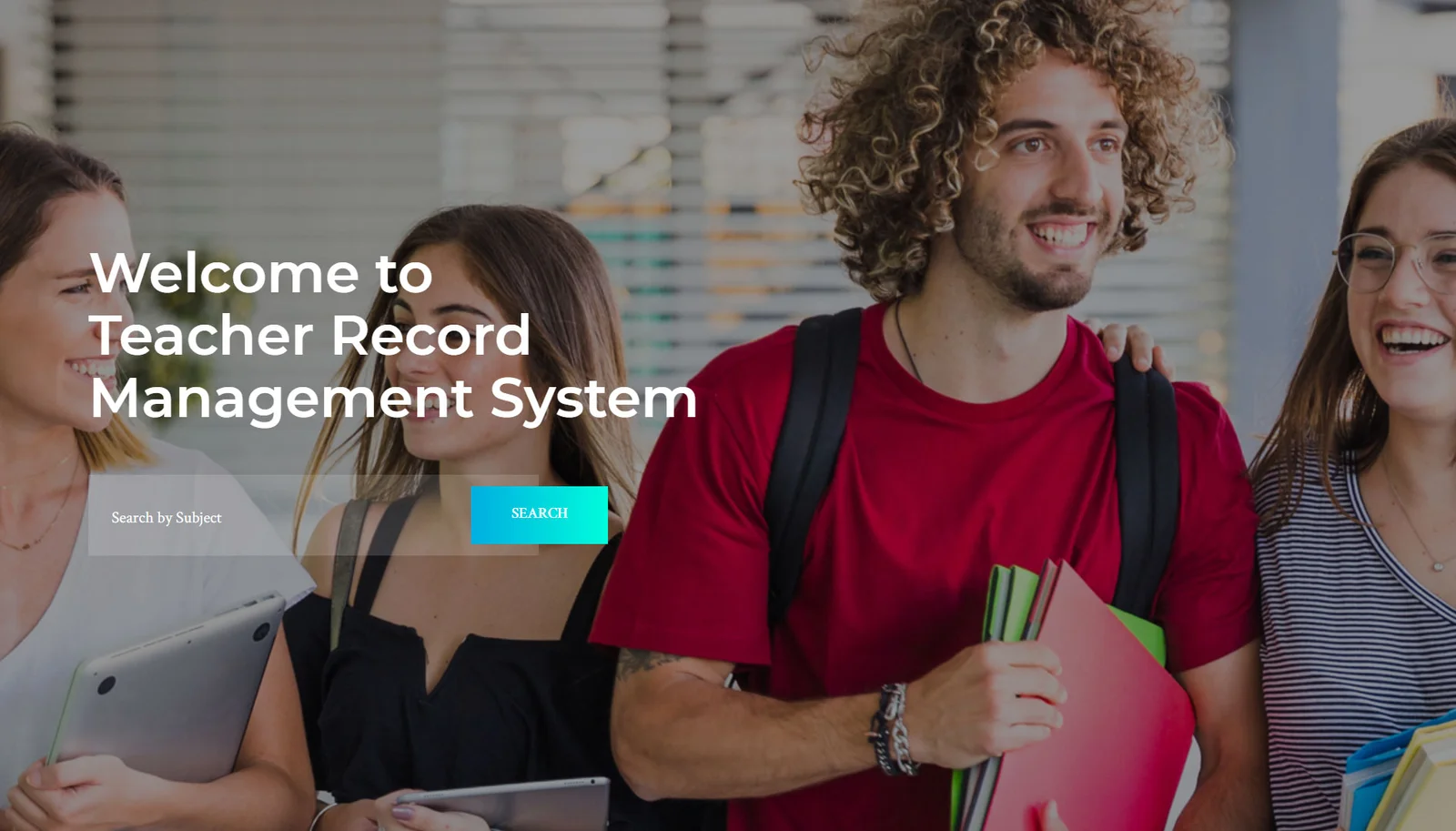 Teacher Record Management Website