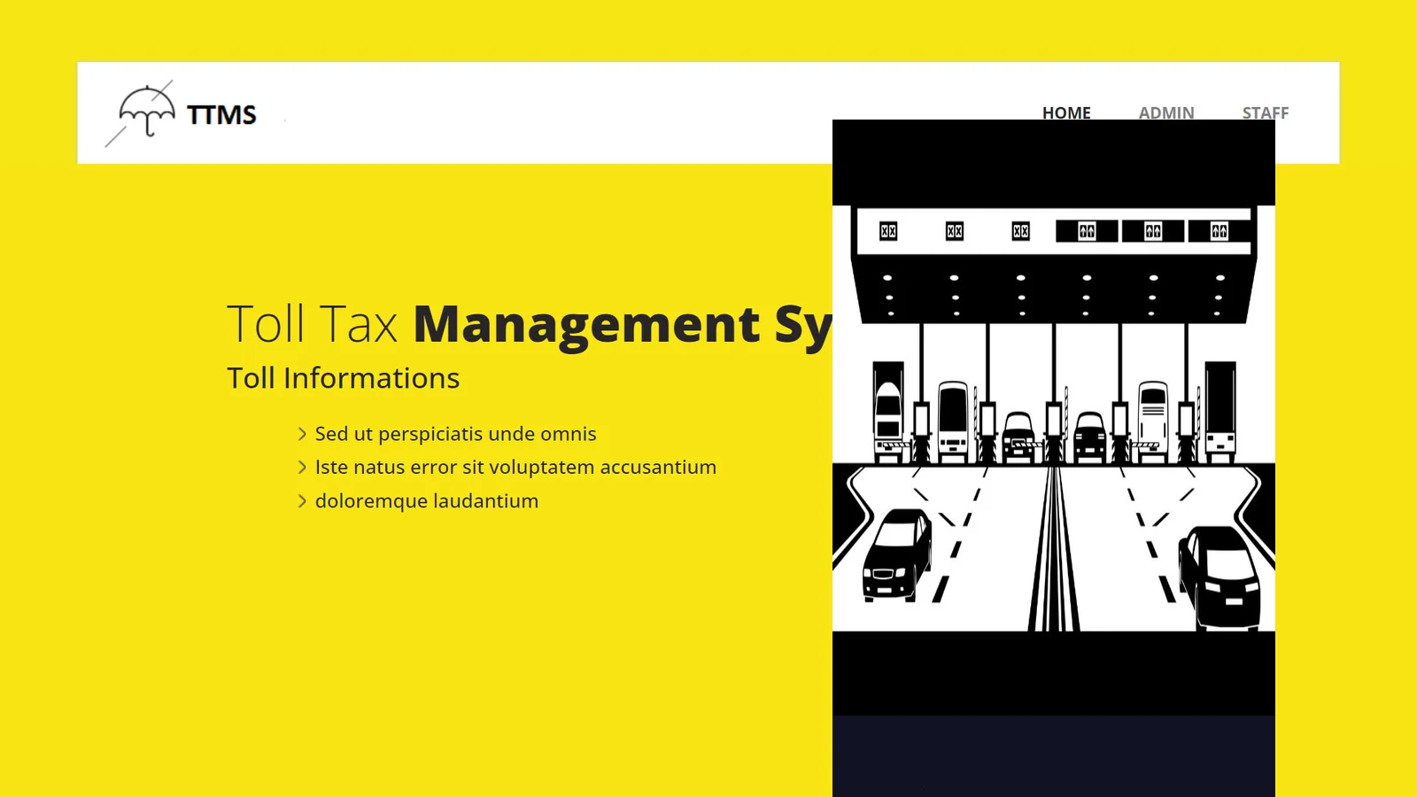 Toll Fee Collection Management