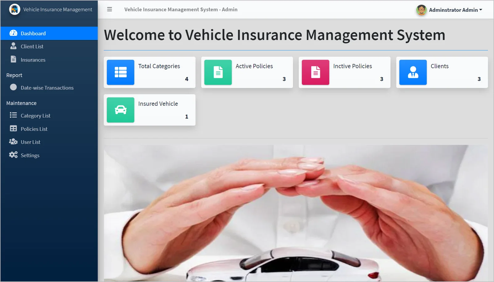 Vehicle Insurance Management Software