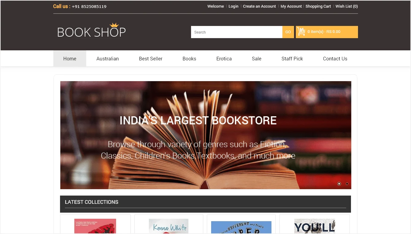 Book Shop Ecommerce