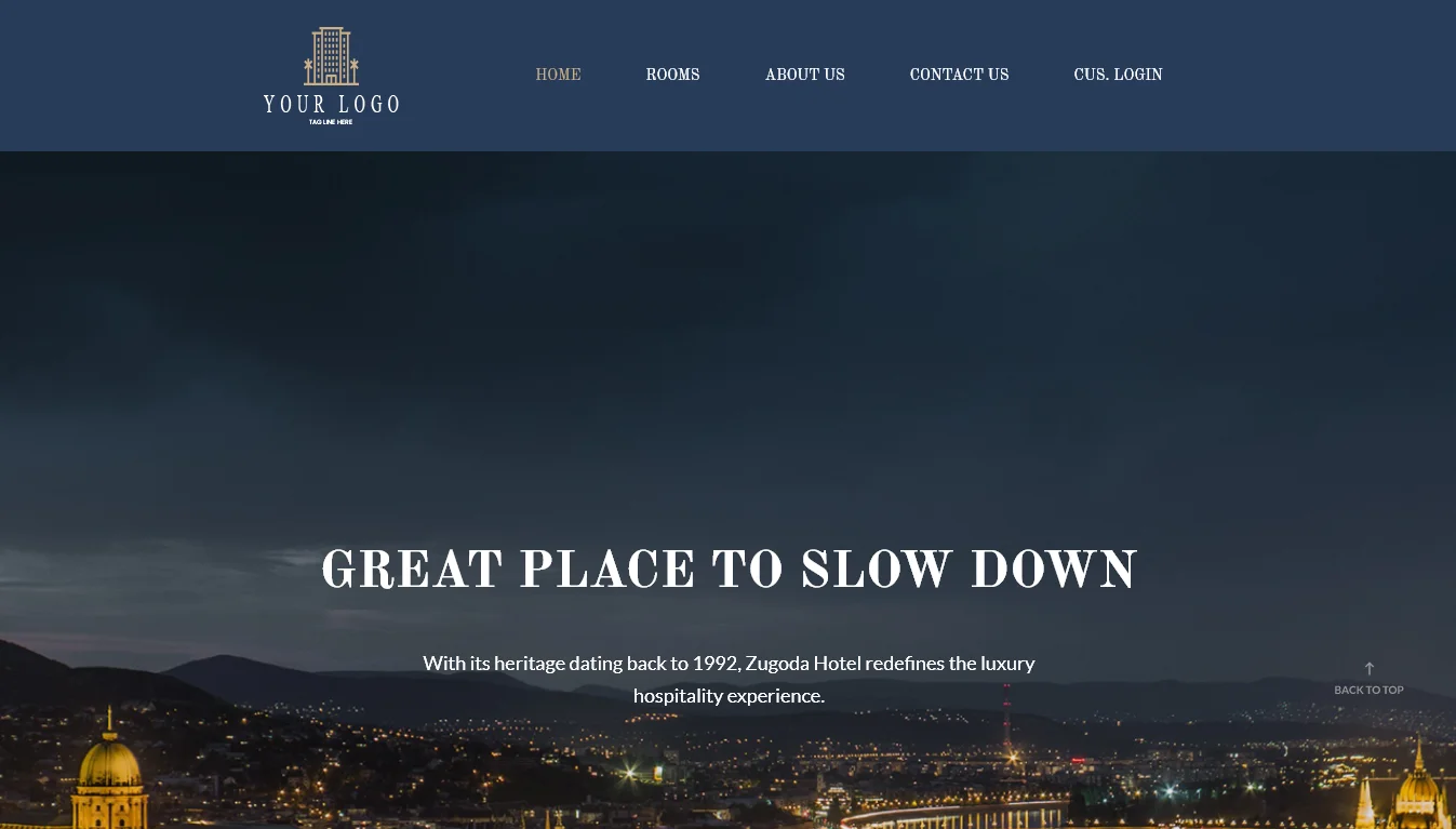 Online Hotel Booking Website