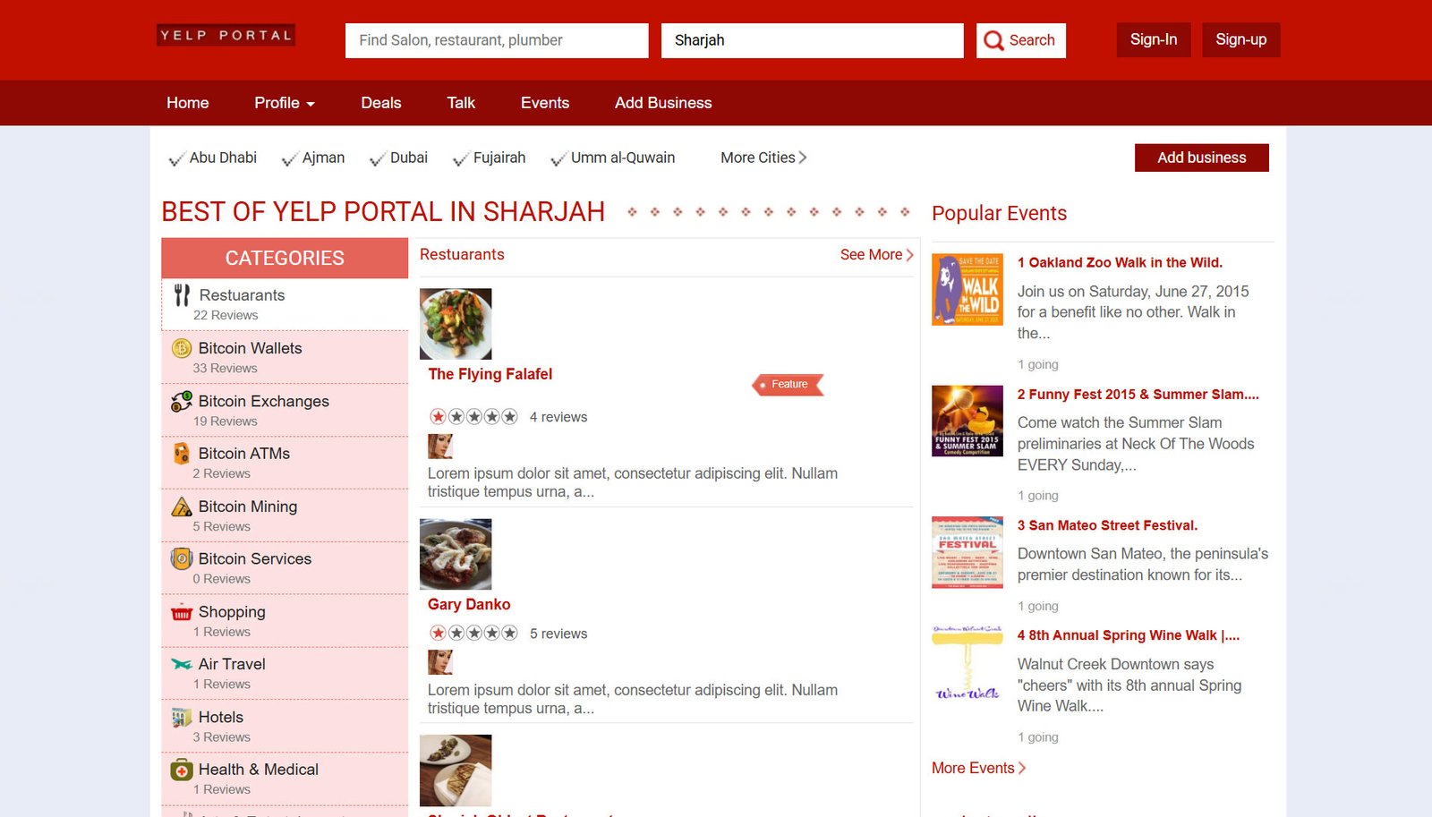 Yelp Clone