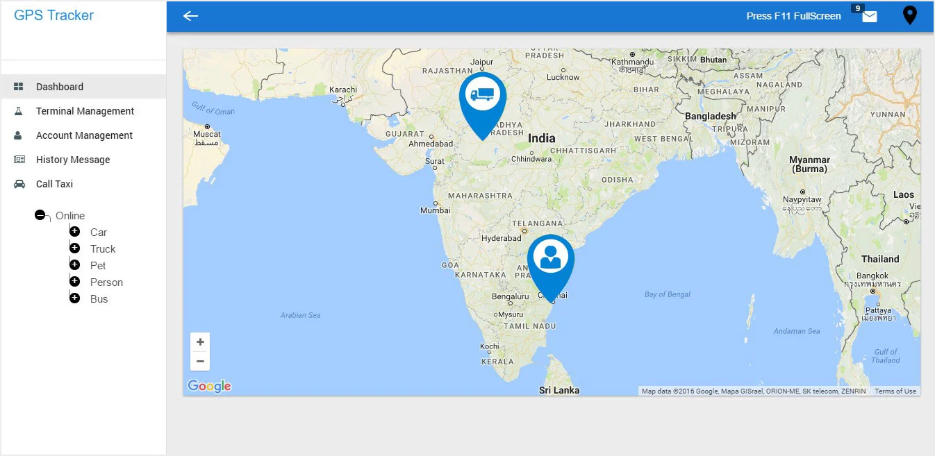 Smartphone based GPS Tracker