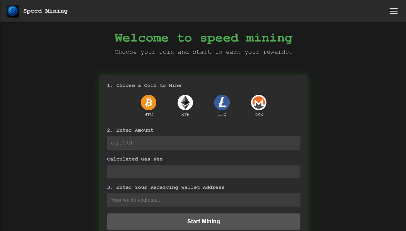 Crypto Mining PHP Script