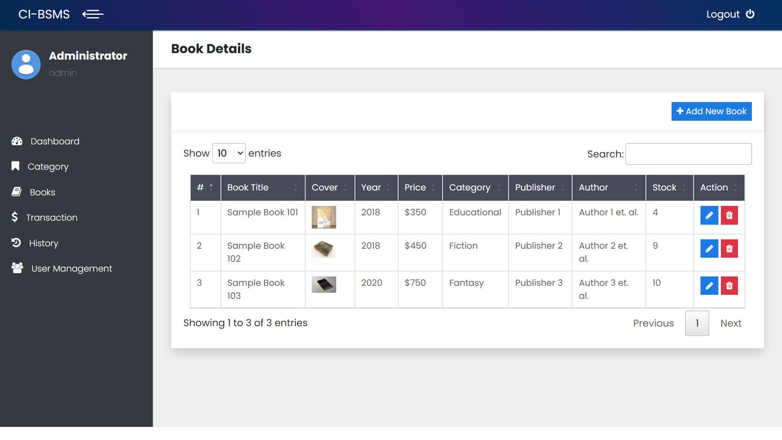Book Store Management Software