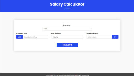Salary Paycheck Calculator PHP Script