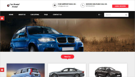 Car Rental Management Software in PHP with MySQL