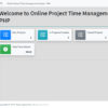 Online Project Time Tracking PHP Software Source Code