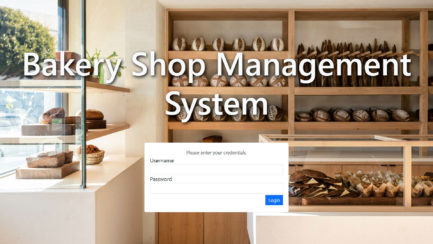 bakery shop management software source code
